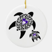 ORNEMENT EN CÉRAMIQUE TORTUES (Dos)