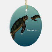 Ornement En Céramique Tortues de mer (Droite)