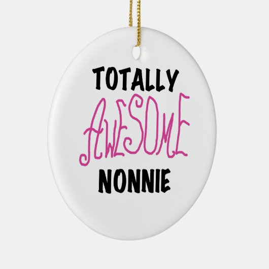 Ornement En Céramique Totalement génial Nonnie Pink Tshirts et cadeaux (Droite)