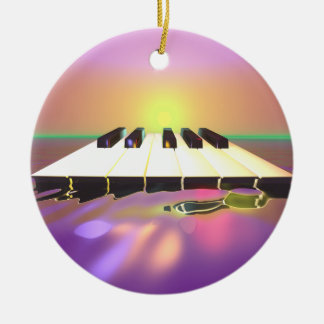 Ornement En Céramique Touches de piano Sea Sharp