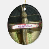 Ornement En Céramique Toujours Aimer Inspirational Rabbit Art Design d'i (Gauche)