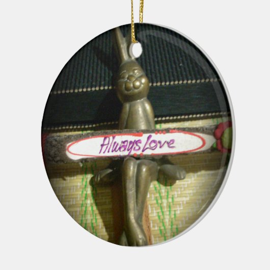 Ornement En Céramique Toujours Aimer Inspirational Rabbit Art Design d'i (Gauche)