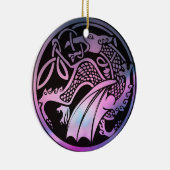 Ornement En Céramique Tour de dragon celtique (Droite)