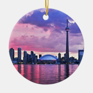 Ornement En Céramique Tour de NC : Vue d'île centrale Toronto