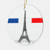 Ornement En Céramique Tour d'Eiffle (Gauche)