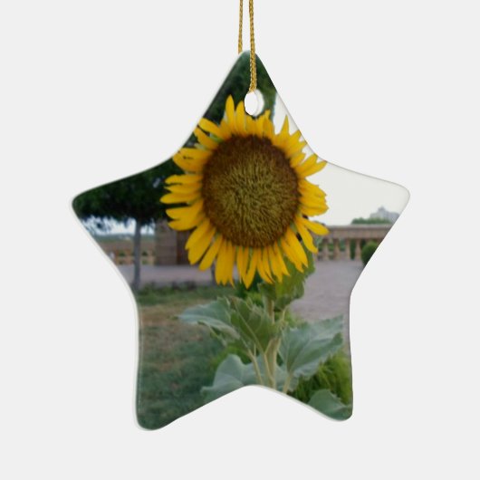 Ornement En Céramique Tournesol (Droite)