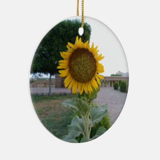 Ornement En Céramique Tournesol (Droite)