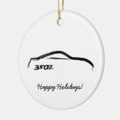 Ornement En Céramique traçage 350Z noir (Gauche)