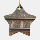 Ornement En Céramique Traces ferroviaires, Chemins de fer (Devant)