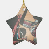 Ornement En Céramique Tradition et culture Masaï Design Motif d'art (Gauche)