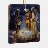 Ornement En Céramique Traditional Three Wise Men Nativity (Droite)