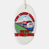 Ornement En Céramique Train d'atout (Droite)