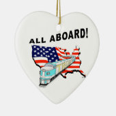 Ornement En Céramique Train d'atout (Droite)