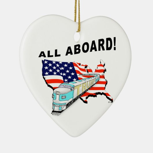 Ornement En Céramique Train d'atout (Droite)