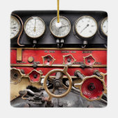 ORNEMENT EN CÉRAMIQUE TRAINS À VAPEUR (Dos)