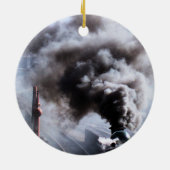 ORNEMENT EN CÉRAMIQUE TRAINS À VAPEUR (Dos)