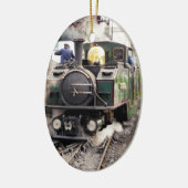 ORNEMENT EN CÉRAMIQUE TRAINS À VAPEUR (Gauche)