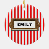 Ornement En Céramique Trampoline Noël Collectif (Dos)