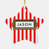 Ornement En Céramique Trampoline Noël Collectif (Dos)