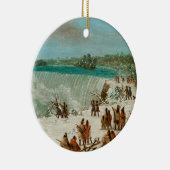 Ornement En Céramique Transport autour des automnes de Niagara à la (Droite)