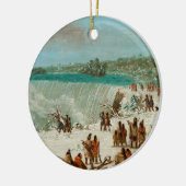 Ornement En Céramique Transport autour des automnes de Niagara à la (Gauche)