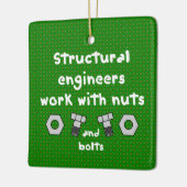 Ornement En Céramique Travailler avec les noix (Gauche)