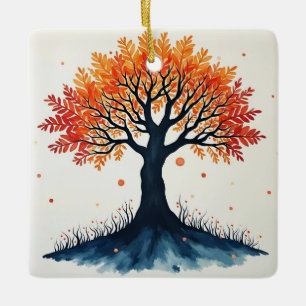 Ornement En Céramique Tree of Life