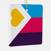 Ornement En Céramique Tricolore polyamoire (Droite)