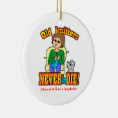 Ornement En Céramique Tricoteuse (Droite)