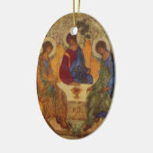 Ornement En Céramique Trinity Rublev à la table (Gauche)
