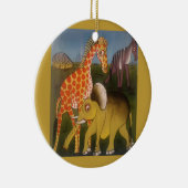 Ornement En Céramique Trio d'art africain (Droite)