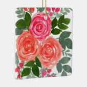 ORNEMENT EN CÉRAMIQUE TROIS ROSES (Droite)