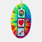 Ornement En Céramique Trompette pourpre (Droite)