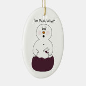 Ornement En Céramique Trop d'ornement de vin (Droite)