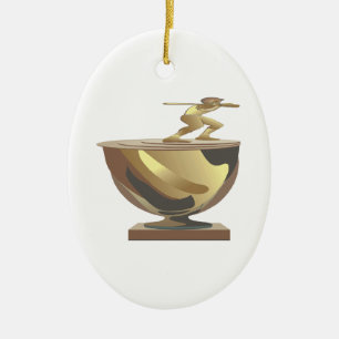Ornement En Céramique Trophée