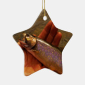 Ornement En Céramique Trout à Hands (Droite)