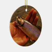 Ornement En Céramique Trout à Hands (Droite)
