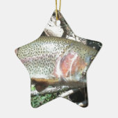 Ornement En Céramique Truite arc-en-ciel (Gauche)