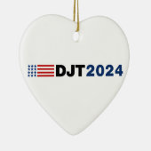 Ornement en céramique Trump 2024 DJT (Droite)
