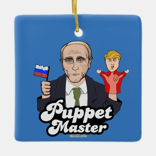 Ornement En Céramique Trump Puppet Master - Vladimir Poutine (Devant)