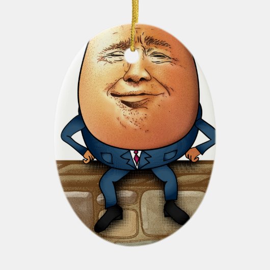 Ornement En Céramique Trumpty Dumpty (Devant)