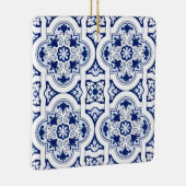 Ornement En Céramique Tuile bleue portugaise (Droite)