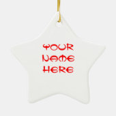 Ornement En Céramique Tuiles de Mahjong (Dos)