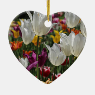 Ornement En Céramique Tulipes