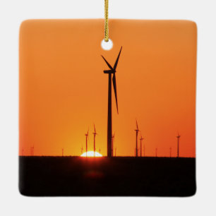 Ornement En Céramique Turbine éolienne
