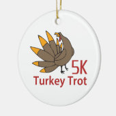 ORNEMENT EN CÉRAMIQUE TURKEY TROT (Gauche)