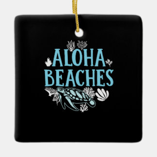Ornement En Céramique Turtle Lover | Plages d'Aloha