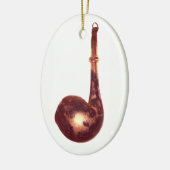 Ornement En Céramique Tuyau du père noël (Gauche)