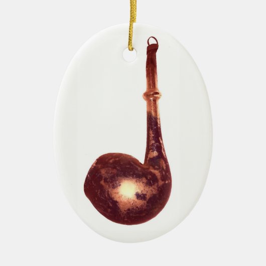 Ornement En Céramique Tuyau du père noël (Devant)