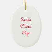 Ornement En Céramique Tuyau du père noël (Dos)